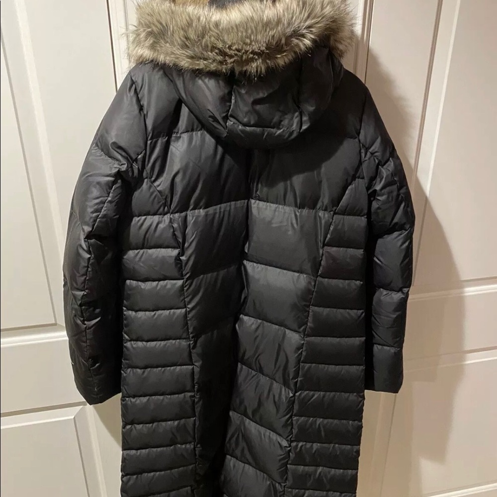 Bauer Down Long Lodge Duffle  coat parka  EUC EB